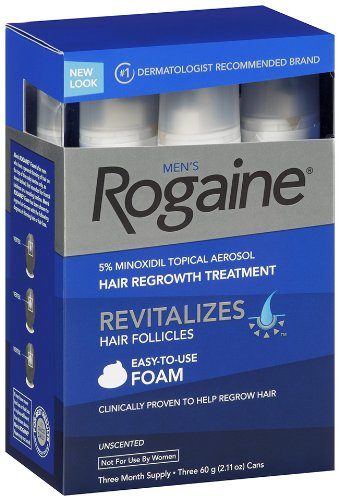 minoxidil rogaine foam